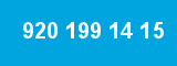 920 199 14 15 920 199 14 15